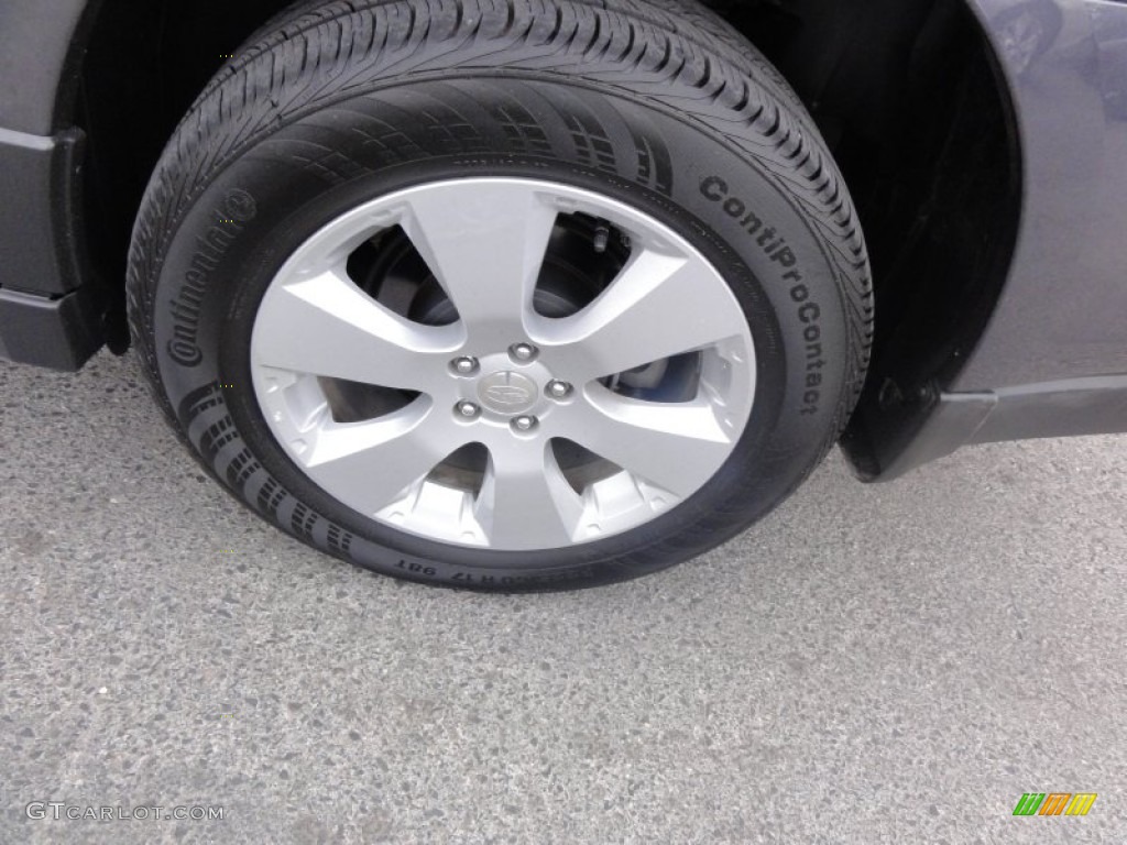 2011 Outback 2.5i Premium Wagon - Graphite Gray Metallic / Off Black photo #31