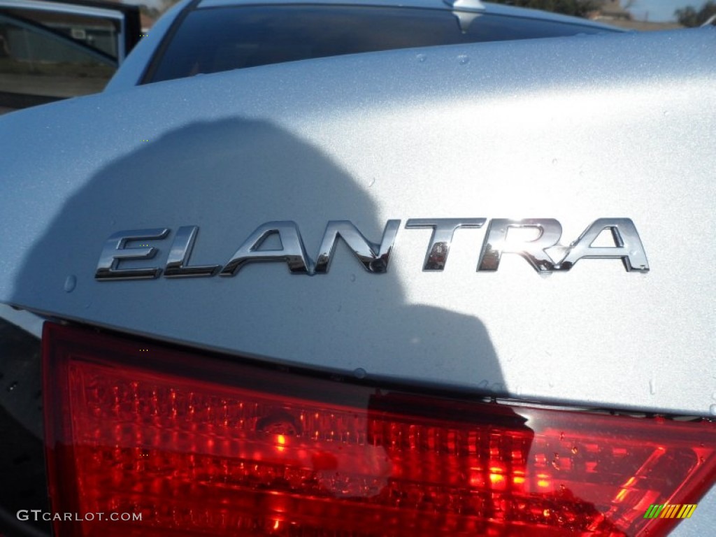2012 Elantra GLS - Blue Sky Metallic / Beige photo #15