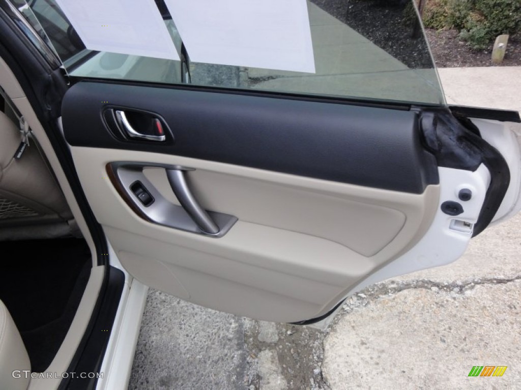 2009 Subaru Legacy 2.5 GT Limited Warm Ivory Door Panel Photo #61017661