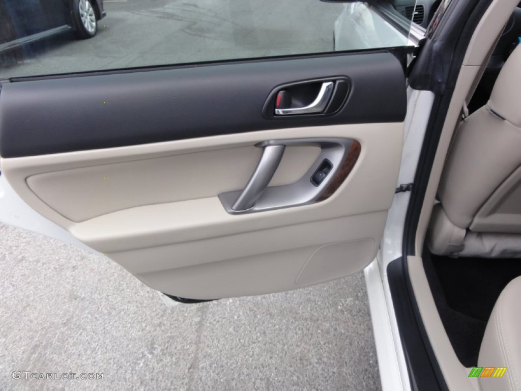 2009 Subaru Legacy 2.5 GT Limited Warm Ivory Door Panel Photo #61017669