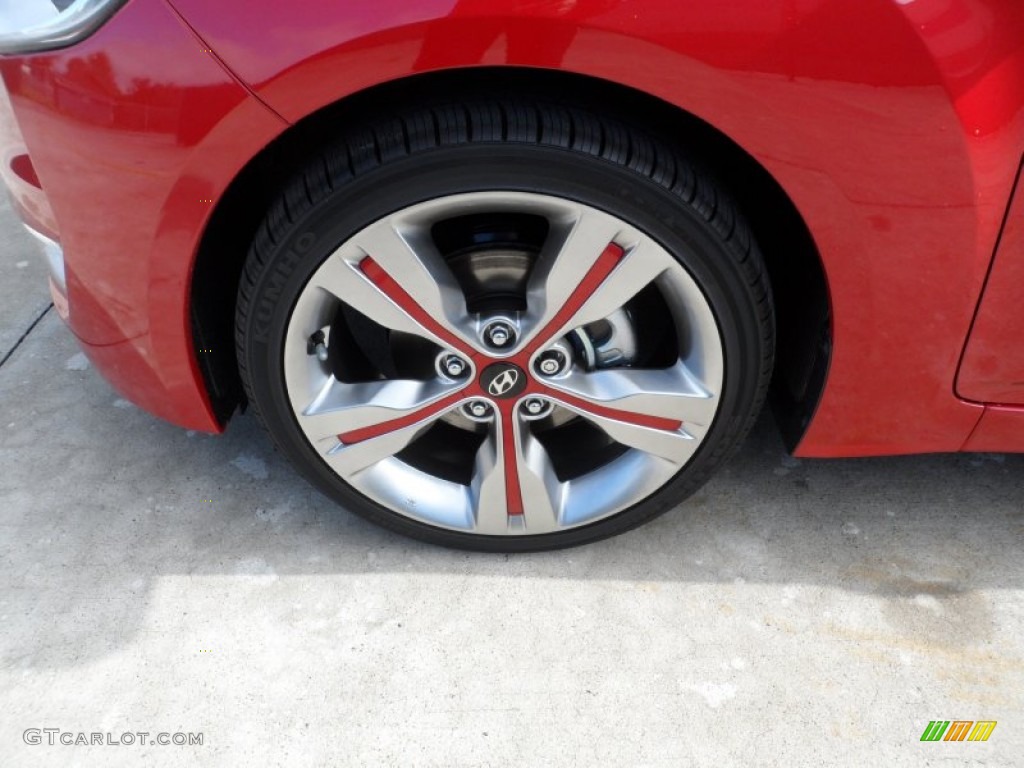 2012 Hyundai Veloster Standard Veloster Model Wheel Photo #61017829