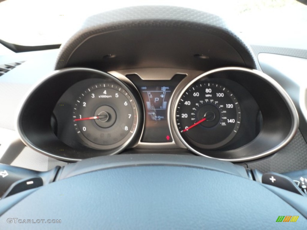 2012 Hyundai Veloster Standard Veloster Model Gauges Photo #61017964