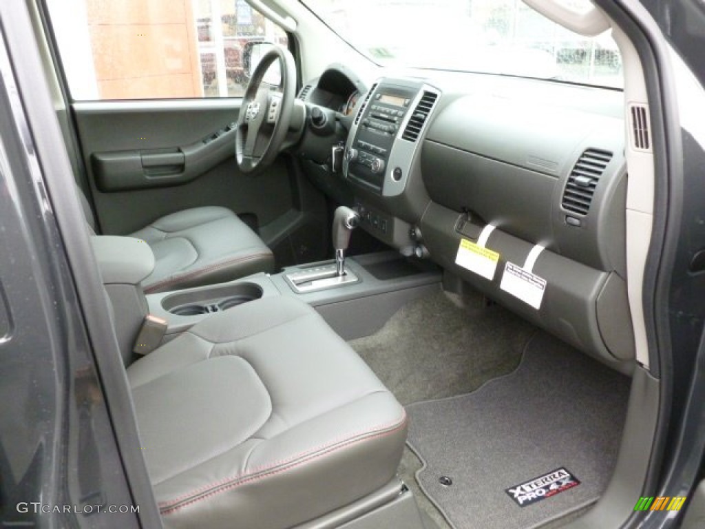Pro 4X Gray Leather Interior 2012 Nissan Xterra Pro-4X 4x4 Photo #61018135