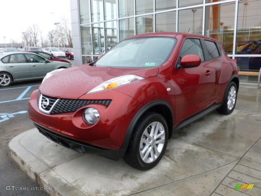 Cayenne Red 2012 Nissan Juke SL AWD Exterior Photo #61018705