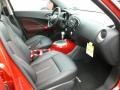 Black/Red/Red Trim 2012 Nissan Juke SL AWD Interior Color