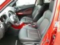 Black/Red/Red Trim 2012 Nissan Juke SL AWD Interior Color