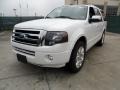 2012 White Platinum Tri-Coat Ford Expedition Limited  photo #7