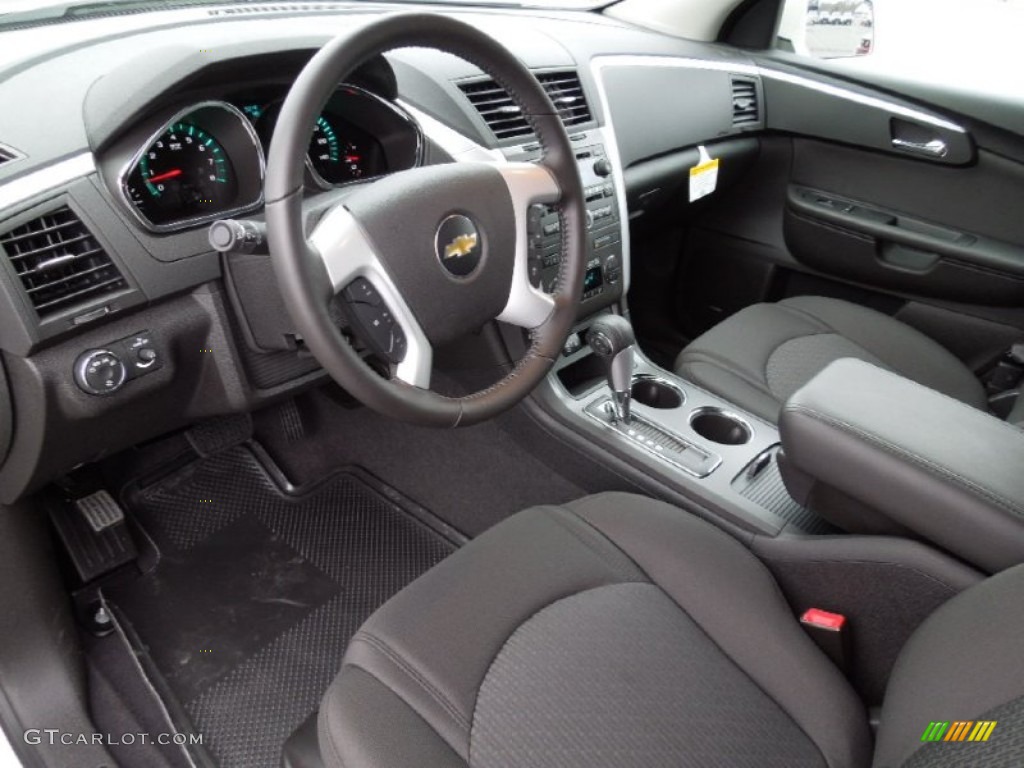 Ebony Interior 2012 Chevrolet Traverse LT AWD Photo #61019818