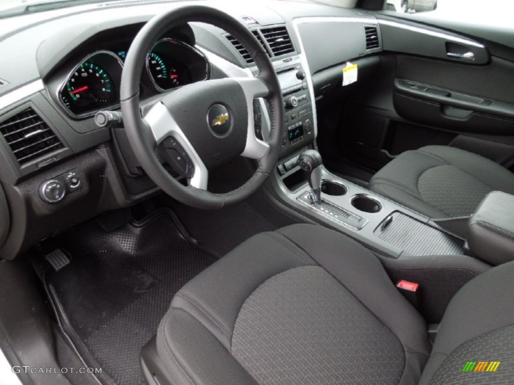 Ebony/Ebony Interior 2011 Chevrolet Traverse LT AWD Photo #61020295
