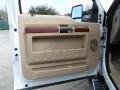 Chaparral Leather 2012 Ford F250 Super Duty King Ranch Crew Cab 4x4 Door Panel