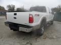 2012 White Platinum Metallic Tri-Coat Ford F250 Super Duty Lariat Crew Cab 4x4  photo #3