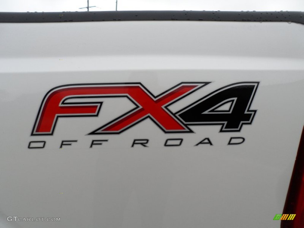 2012 F250 Super Duty Lariat Crew Cab 4x4 - White Platinum Metallic Tri-Coat / Adobe photo #18