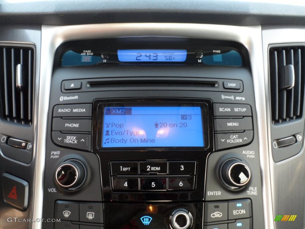 2012 Hyundai Sonata Hybrid Audio System Photo #61021435