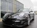 2007 Basalt Black Metallic Porsche 911 Turbo Coupe  photo #15