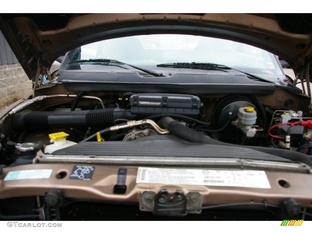 2001 Dodge Ram 1500 ST Club Cab 4x4 5.2 Liter OHV 16-Valve V8 Engine Photo #61022569