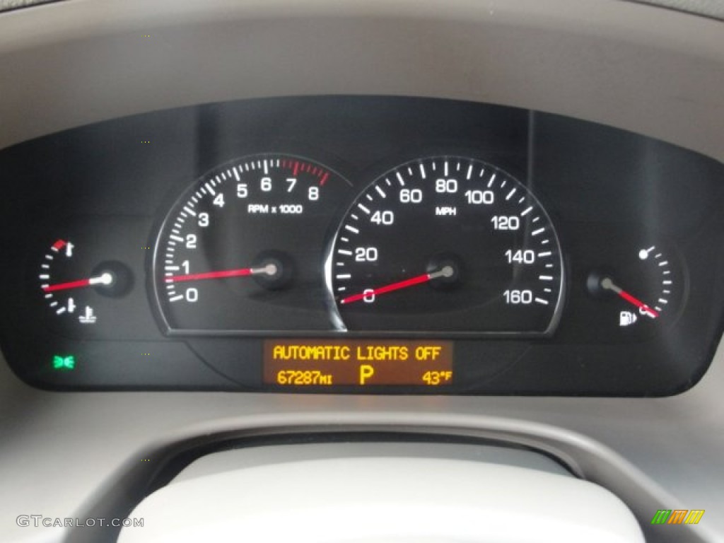 2005 Cadillac STS V8 Gauges Photo #61023142