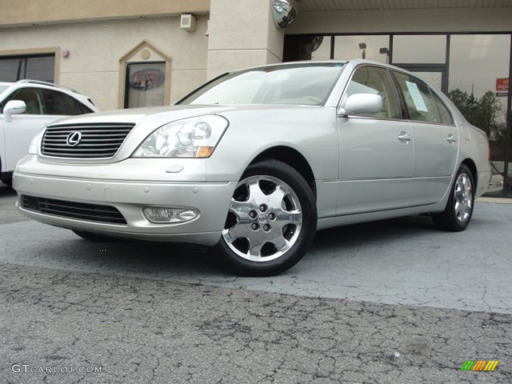 2002 LS 430 - Millennium Silver Metallic / Ivory photo #2