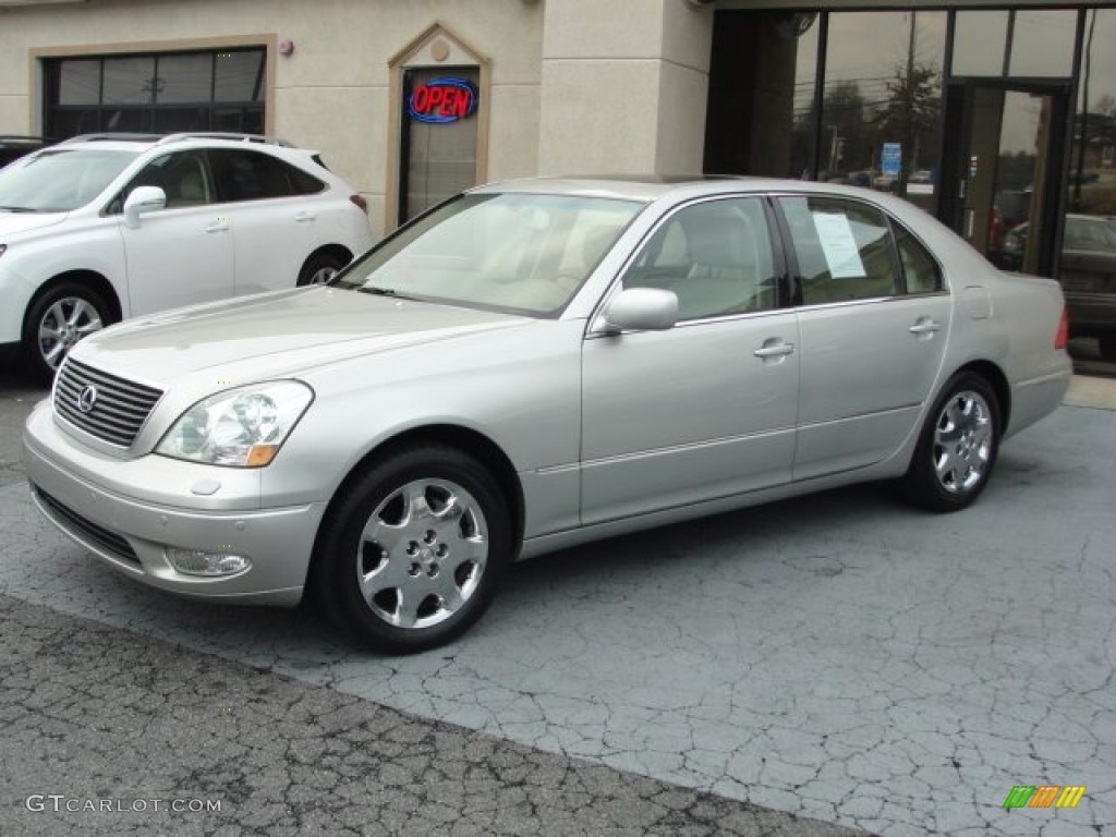 2002 LS 430 - Millennium Silver Metallic / Ivory photo #3