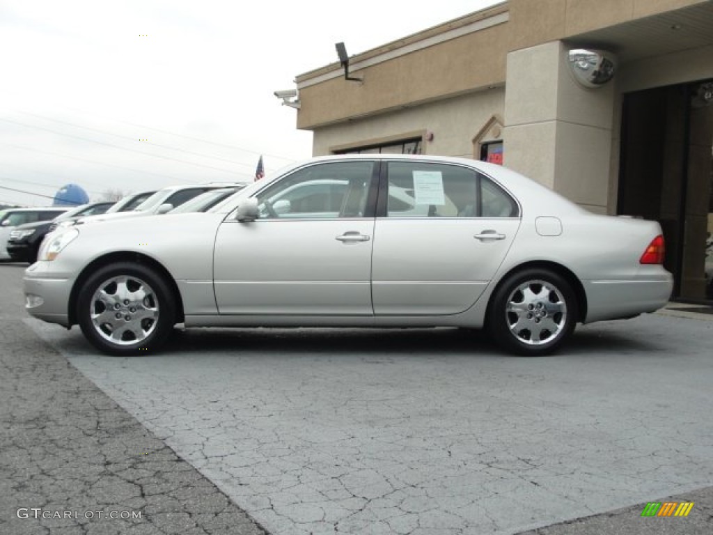 2002 LS 430 - Millennium Silver Metallic / Ivory photo #4