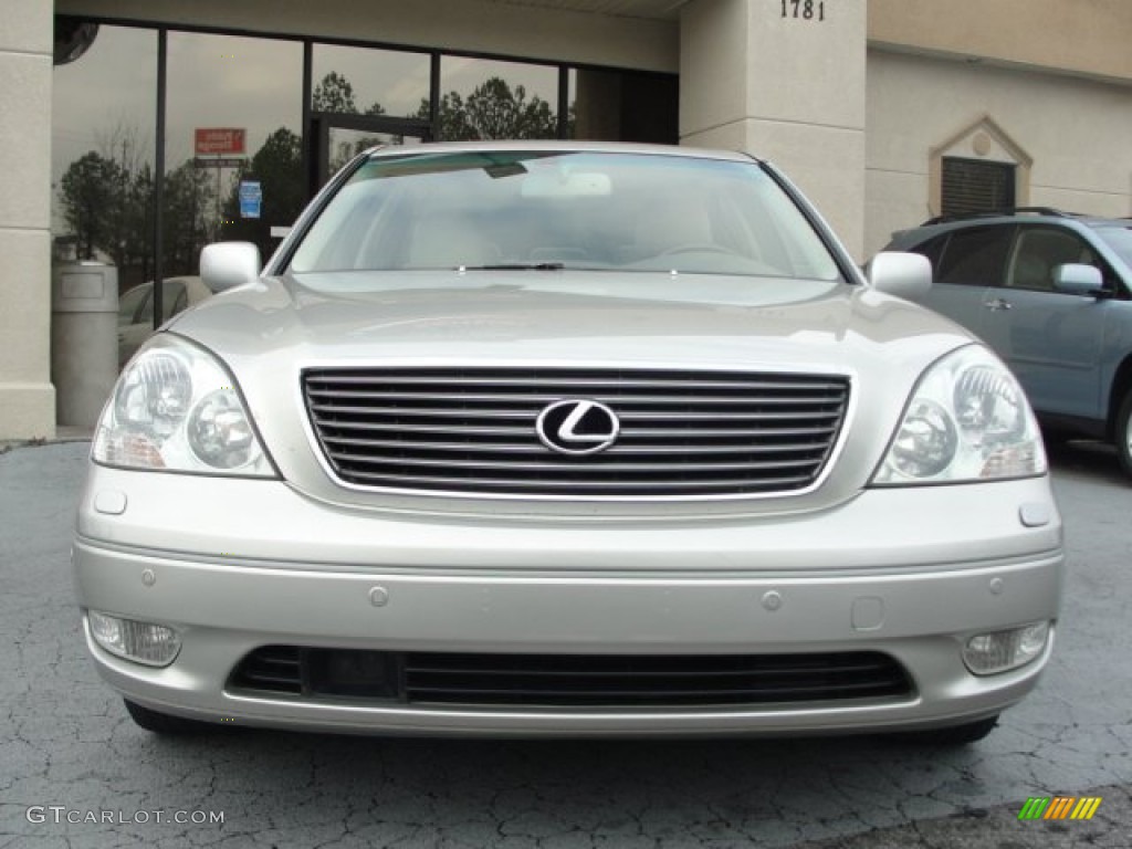 2002 LS 430 - Millennium Silver Metallic / Ivory photo #5
