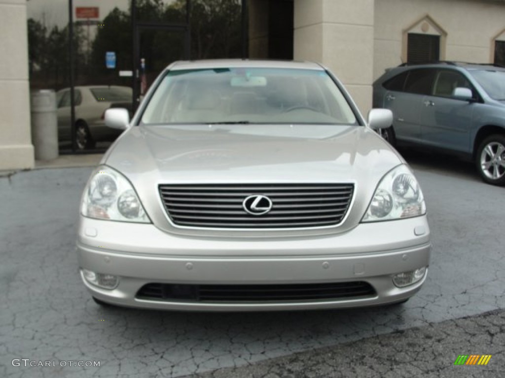 2002 LS 430 - Millennium Silver Metallic / Ivory photo #6