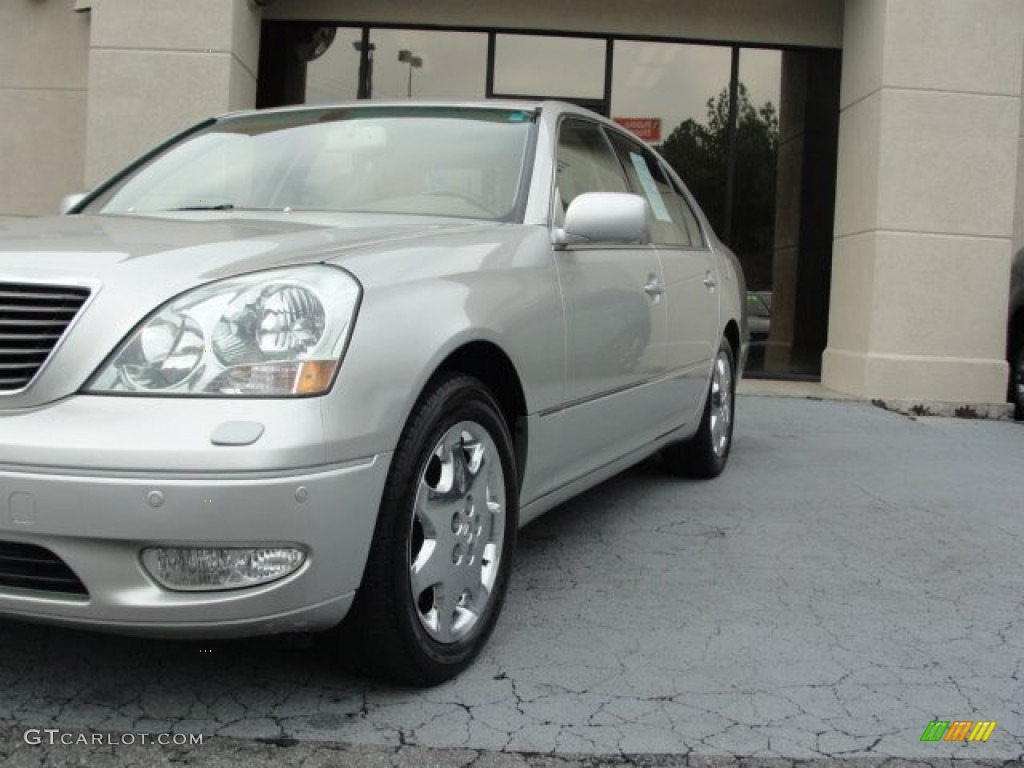 2002 LS 430 - Millennium Silver Metallic / Ivory photo #7