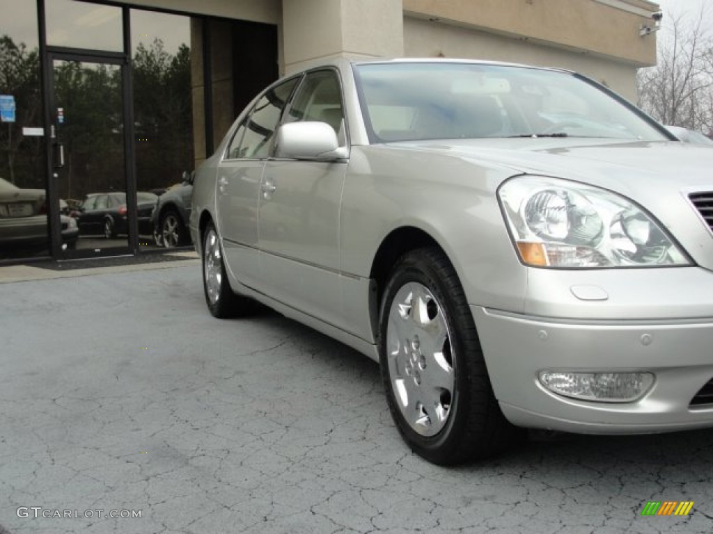 2002 LS 430 - Millennium Silver Metallic / Ivory photo #8