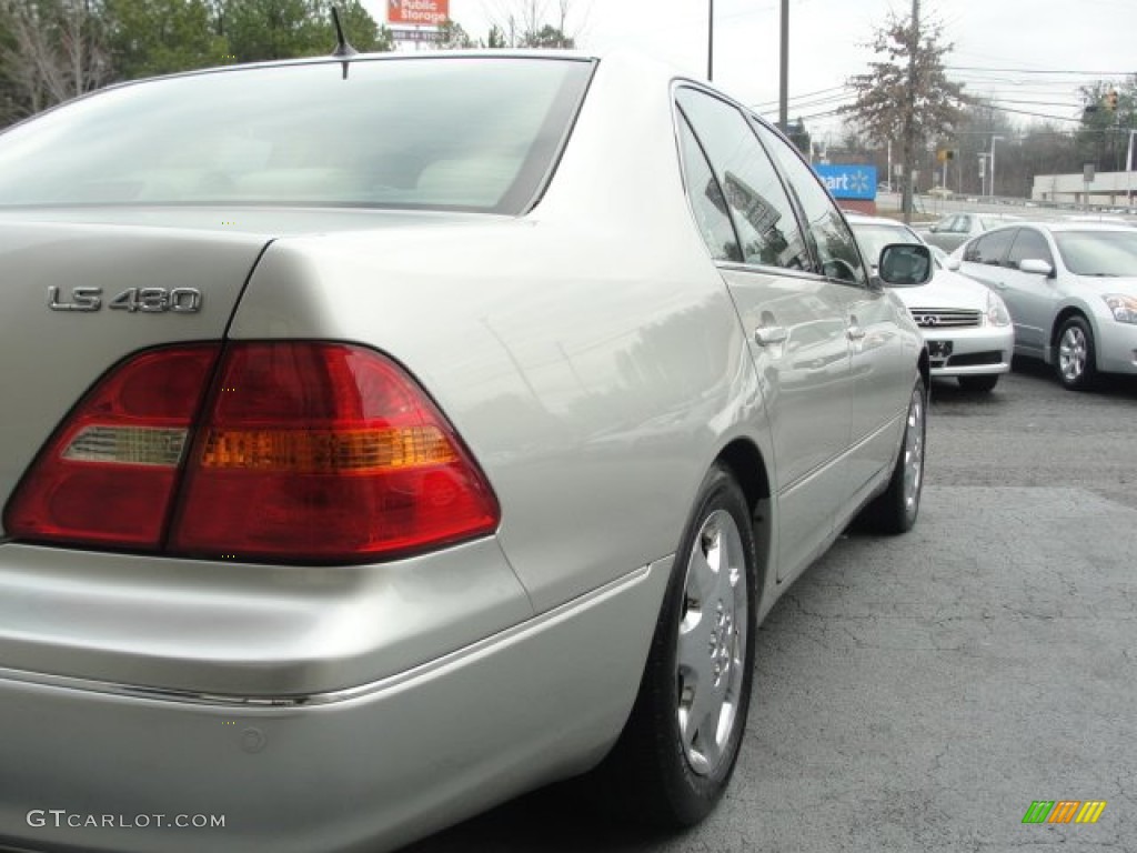 2002 LS 430 - Millennium Silver Metallic / Ivory photo #11