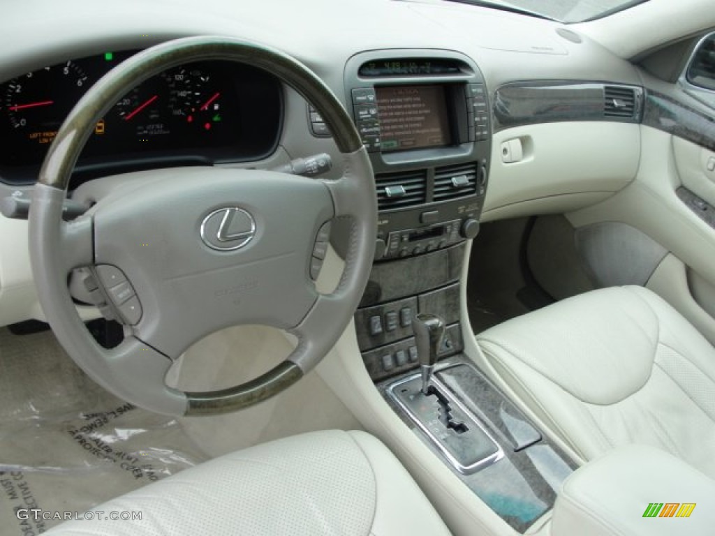 2002 LS 430 - Millennium Silver Metallic / Ivory photo #12