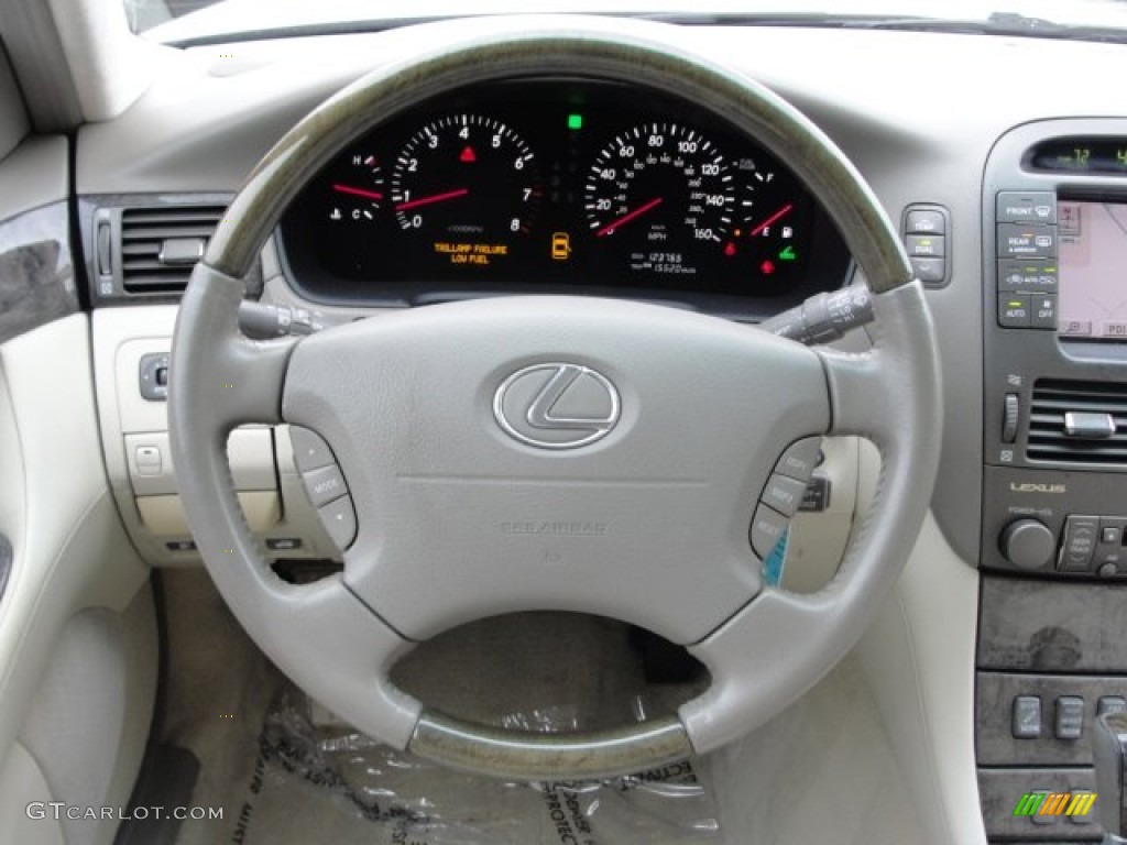 2002 LS 430 - Millennium Silver Metallic / Ivory photo #19