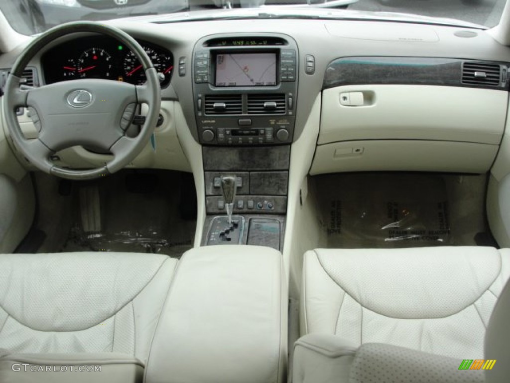 2002 LS 430 - Millennium Silver Metallic / Ivory photo #33