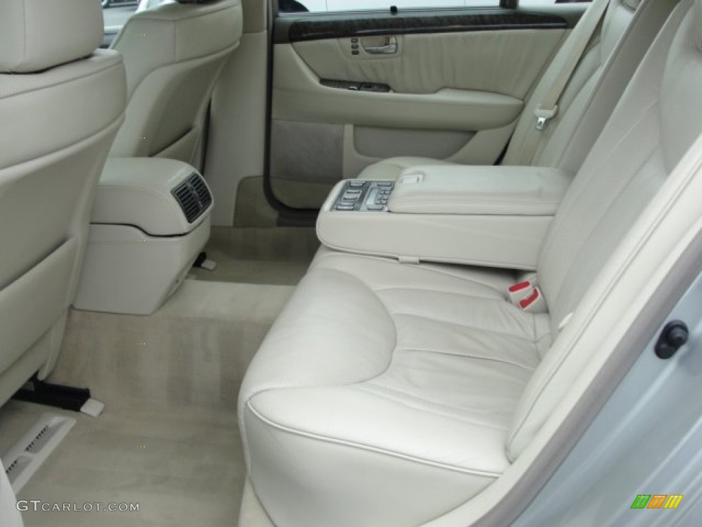 2002 LS 430 - Millennium Silver Metallic / Ivory photo #36