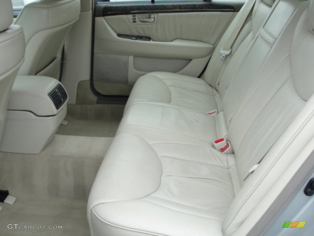 2002 LS 430 - Millennium Silver Metallic / Ivory photo #37