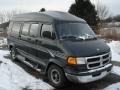 Dark Spruce Green Metallic 2001 Dodge Ram Van 1500 Passenger Conversion Exterior
