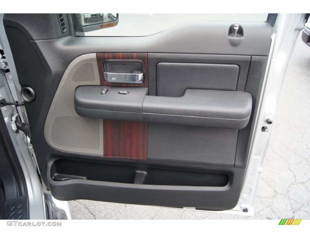 2006 Lincoln Mark LT SuperCrew 4x4 Dove Grey Door Panel Photo #61025449