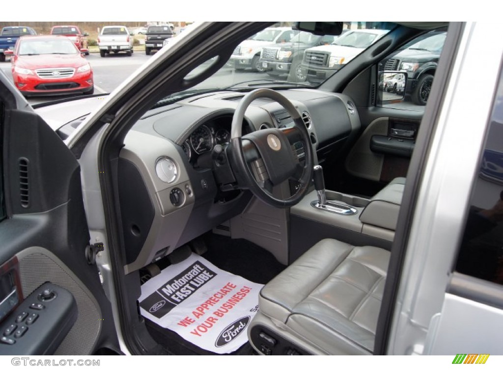 Dove Grey Interior 2006 Lincoln Mark LT SuperCrew 4x4 Photo #61025476