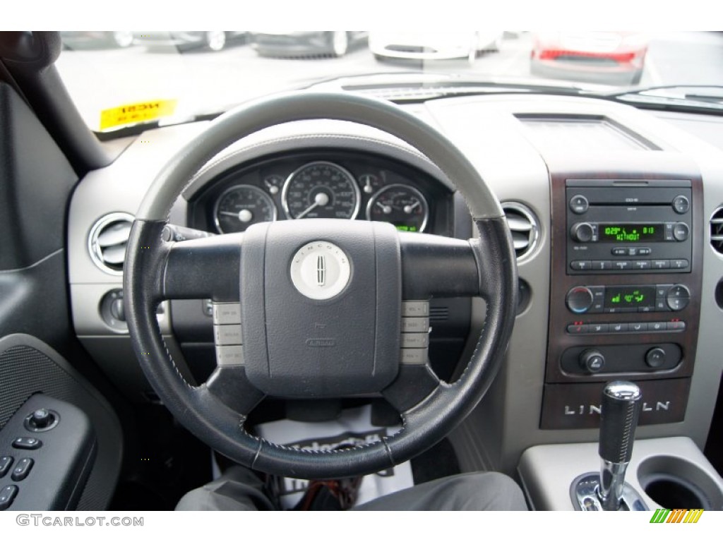 2006 Lincoln Mark LT SuperCrew 4x4 Dove Grey Dashboard Photo #61025491