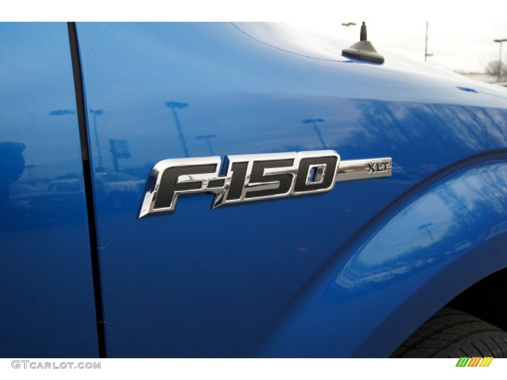 2010 F150 XLT SuperCab - Blue Flame Metallic / Medium Stone photo #15