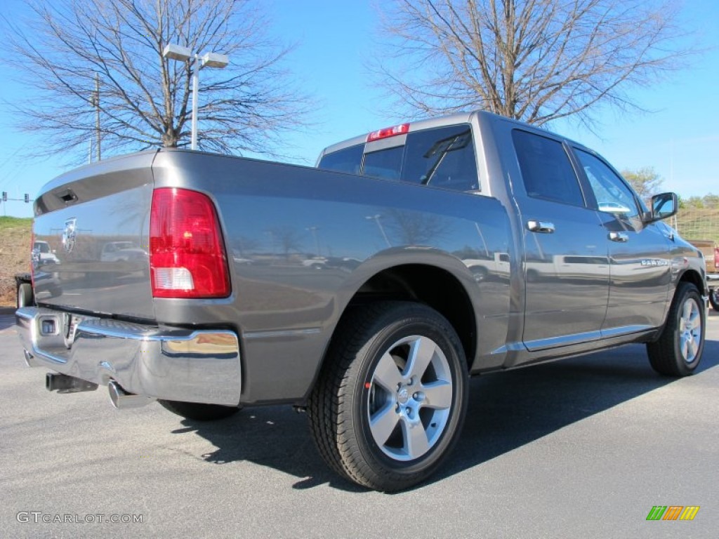 2012 Ram 1500 Big Horn Crew Cab - Mineral Gray Metallic / Dark Slate Gray/Medium Graystone photo #3