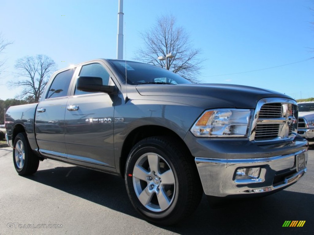 2012 Ram 1500 Big Horn Crew Cab - Mineral Gray Metallic / Dark Slate Gray/Medium Graystone photo #4