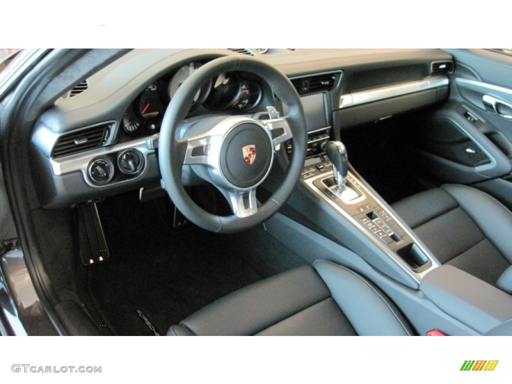 2012 New 911 Carrera S Coupe - Agate Grey Metallic / Black photo #6