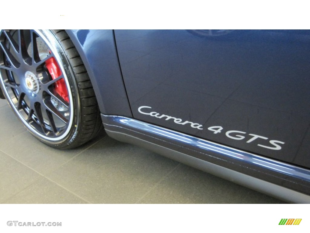 2012 911 Carrera 4 GTS Coupe - Dark Blue Metallic / Black Leather w/Alcantara photo #3