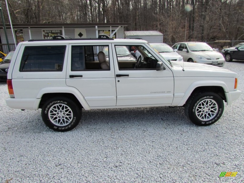 Stone White 1999 Jeep Cherokee Classic 4x4 Exterior Photo #61030108