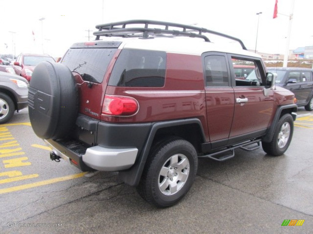 2008 FJ Cruiser 4WD - Brick Red / Dark Charcoal photo #5