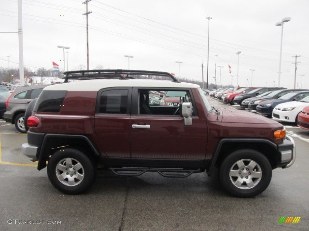 2008 FJ Cruiser 4WD - Brick Red / Dark Charcoal photo #6