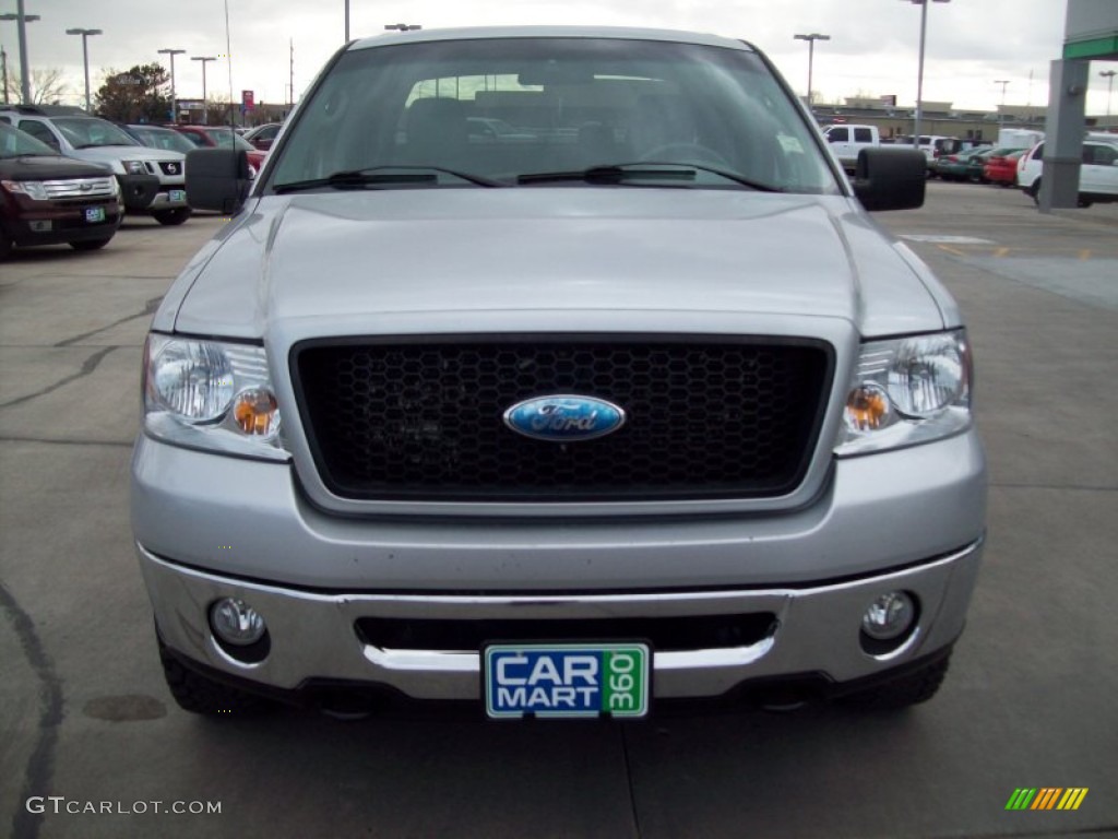 2006 F150 XLT SuperCrew 4x4 - Silver Metallic / Medium Flint photo #2