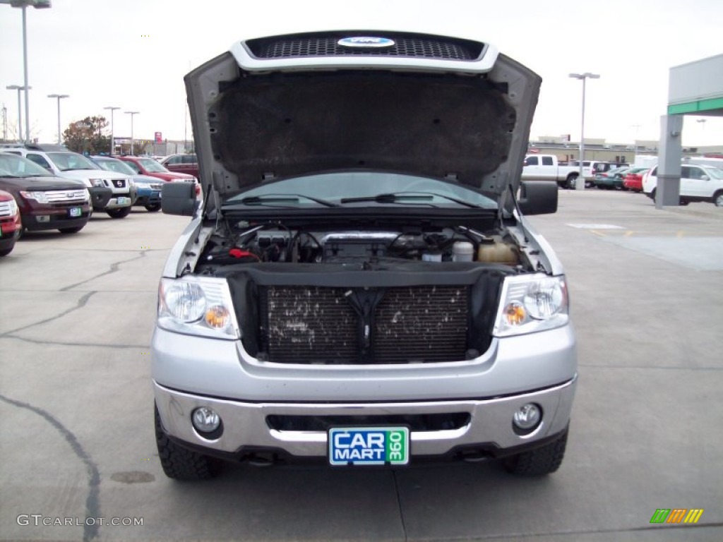 2006 F150 XLT SuperCrew 4x4 - Silver Metallic / Medium Flint photo #3