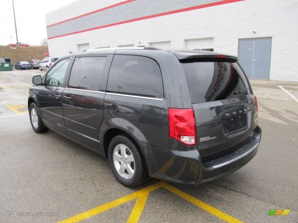 2011 Grand Caravan Crew - Dark Charcoal Pearl / Black/Light Graystone photo #5