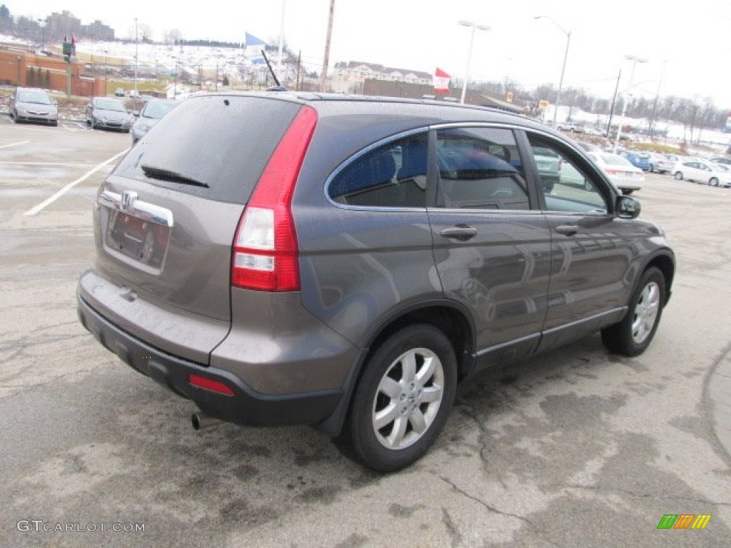 2009 CR-V EX-L 4WD - Urban Titanium Metallic / Black photo #7