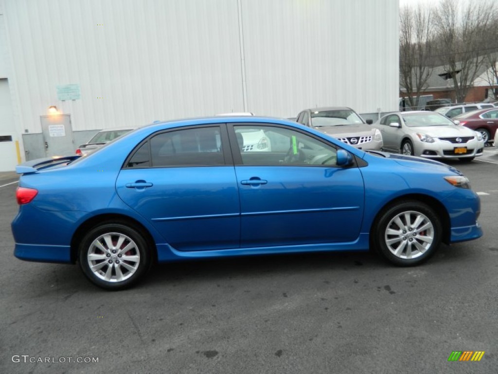 Blue Streak Metallic 2010 Toyota Corolla S Exterior Photo #61032058